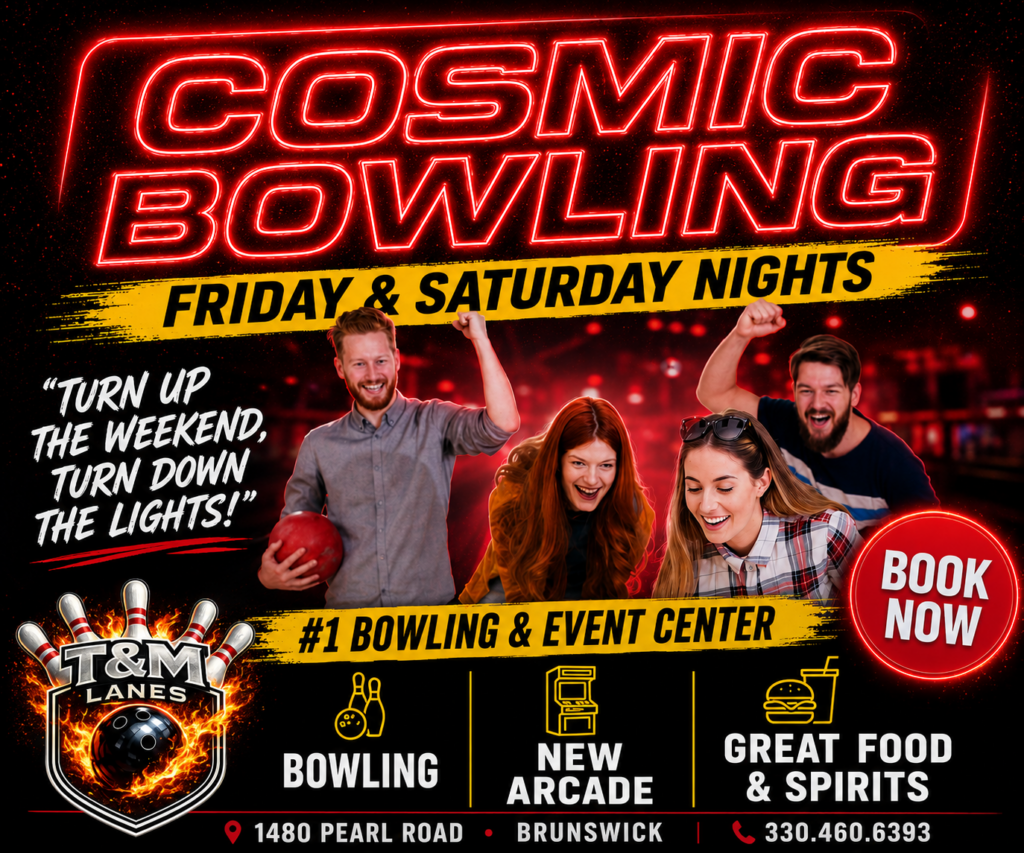 Cosmic Bowling - Friday & Saturday Nights - T & M Lanes