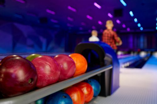Cosmic Bowling - Lazer Lights - T & M Lanes - Brunswick